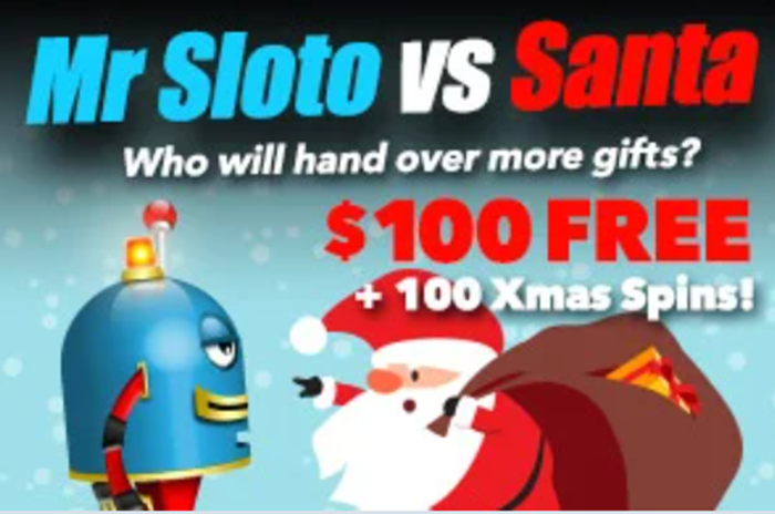 SlotOCash: The Battle is on – Mr. Sloto vs. Santa! Who’s the Biggest Gift-Giver this Xmas?