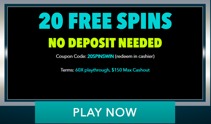 Slotocash Spin to Win 20 Free Spins No Depoist Bonus Code