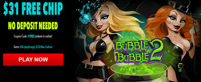 SlotOCash - Bubble Bubble 2: Unleash Your Inner Witch and Win Big with a $31 No Deposit Bonus!