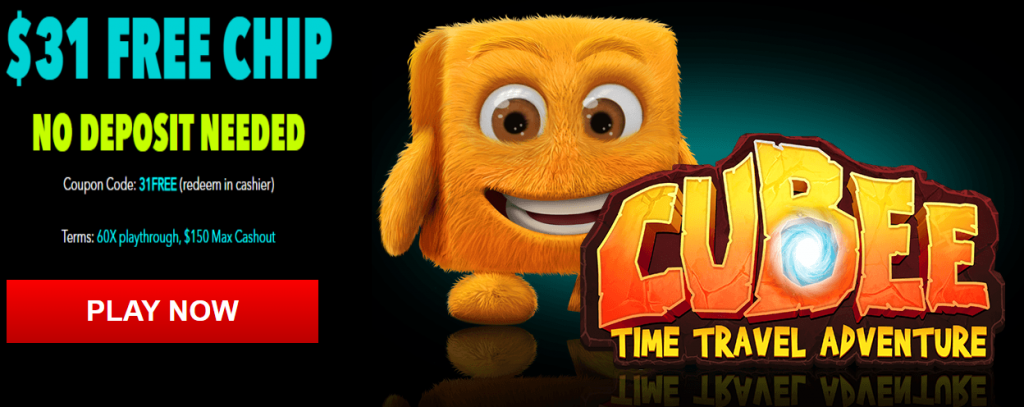 SlotOCash - Cubee Slot Game: Unleash the Time-Traveling Fun with a $31 No Deposit Bonus!
